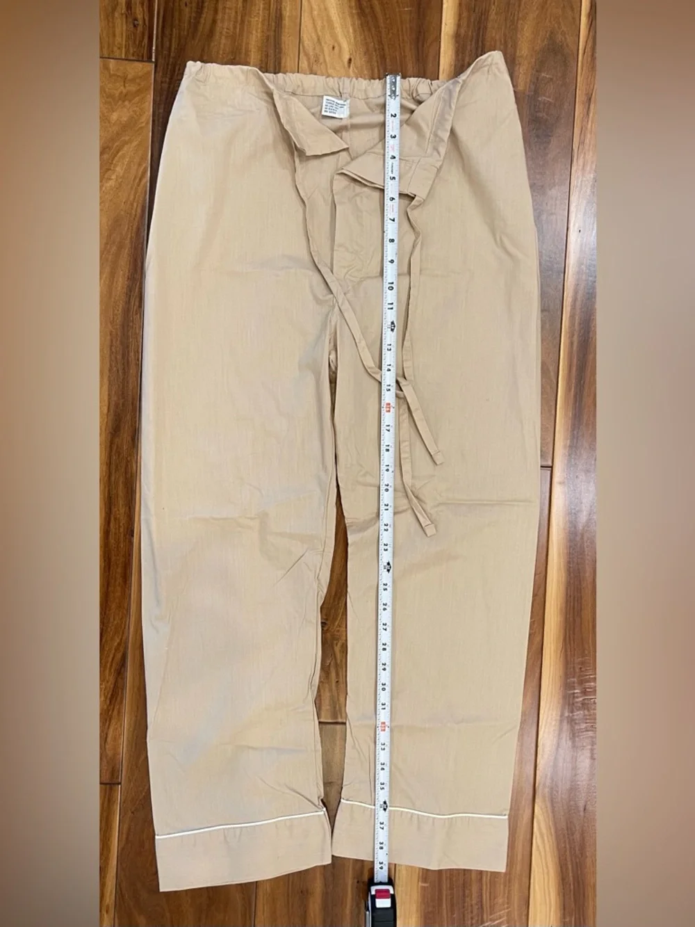 Vintage 70’s Pierre Cardin 2 piece Men’s M beige pajama set - Picture 5 of 9